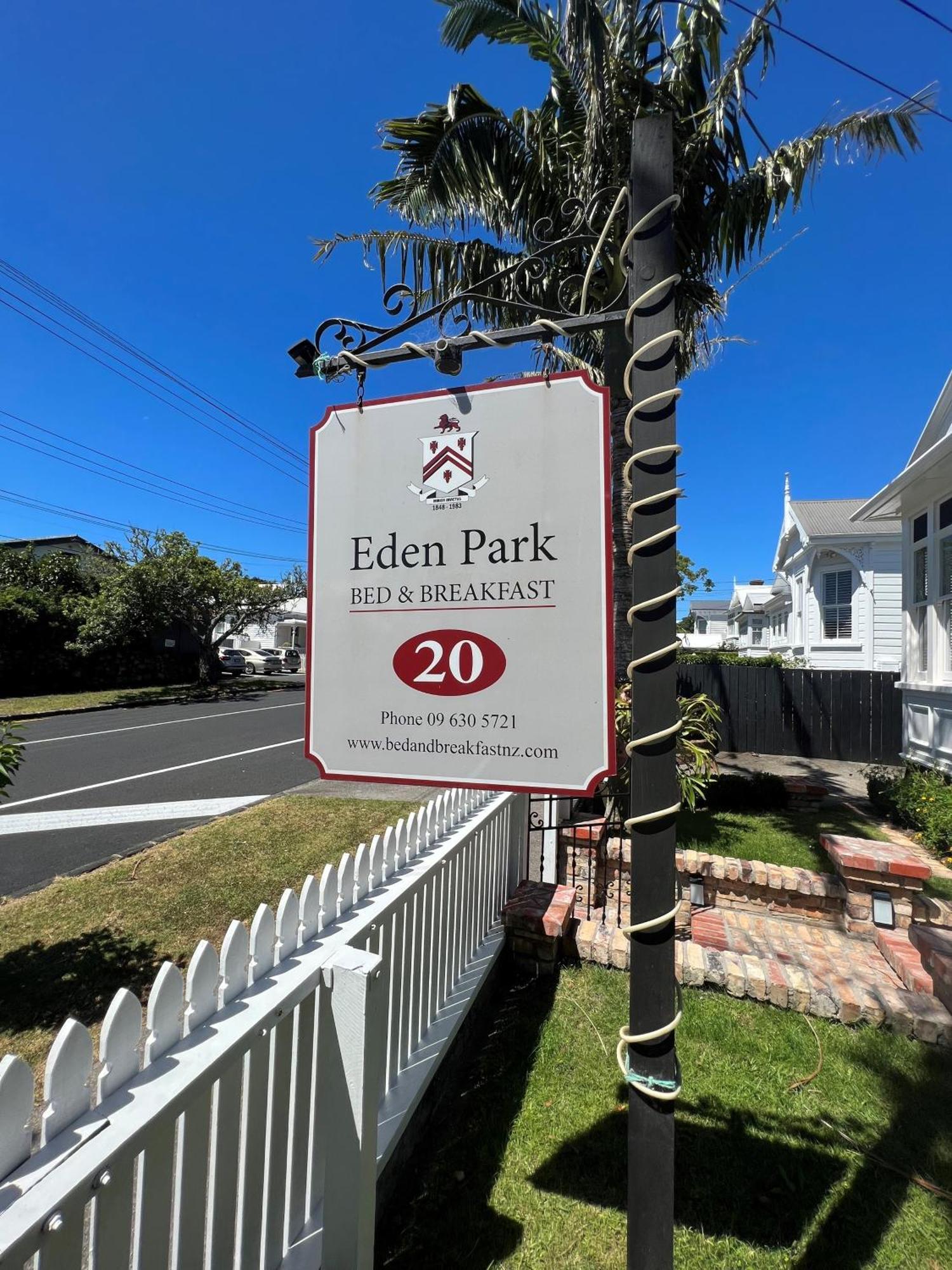 Eden Park Bed And Breakfast Inn Окленд Екстер'єр фото
